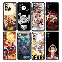 one piece phone case for samsung galaxy s20 s21 fe s10 s9 s8 s22 ultra plus 5g s10e lite cases cover sun god nika luffy gear 5th