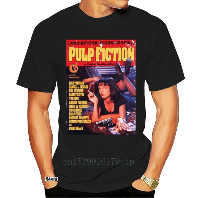 pulp fiction black t shirt