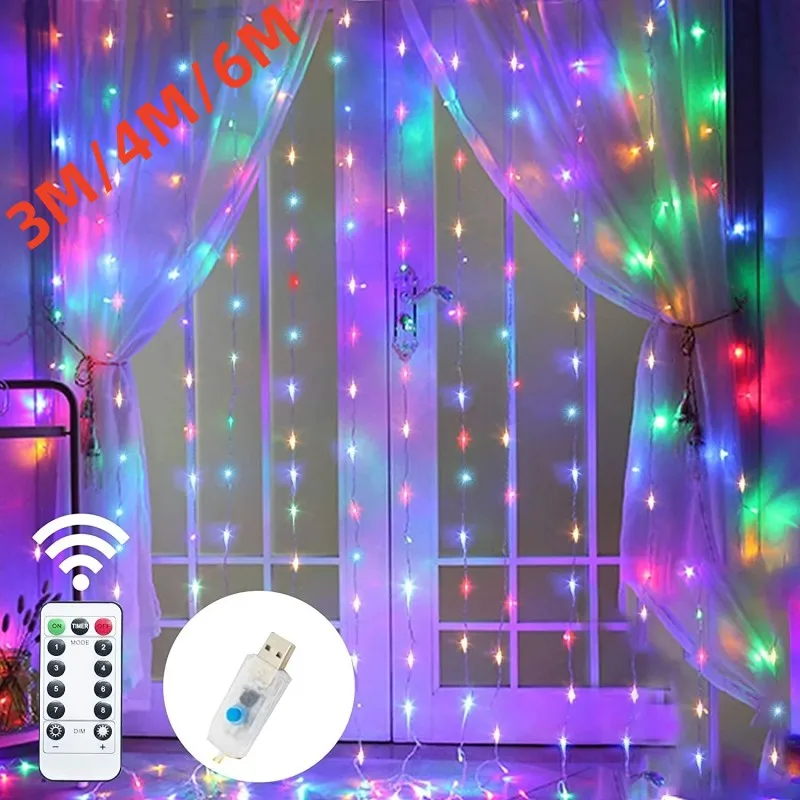 Светодиодная гирсветильник да-занавеска на окно