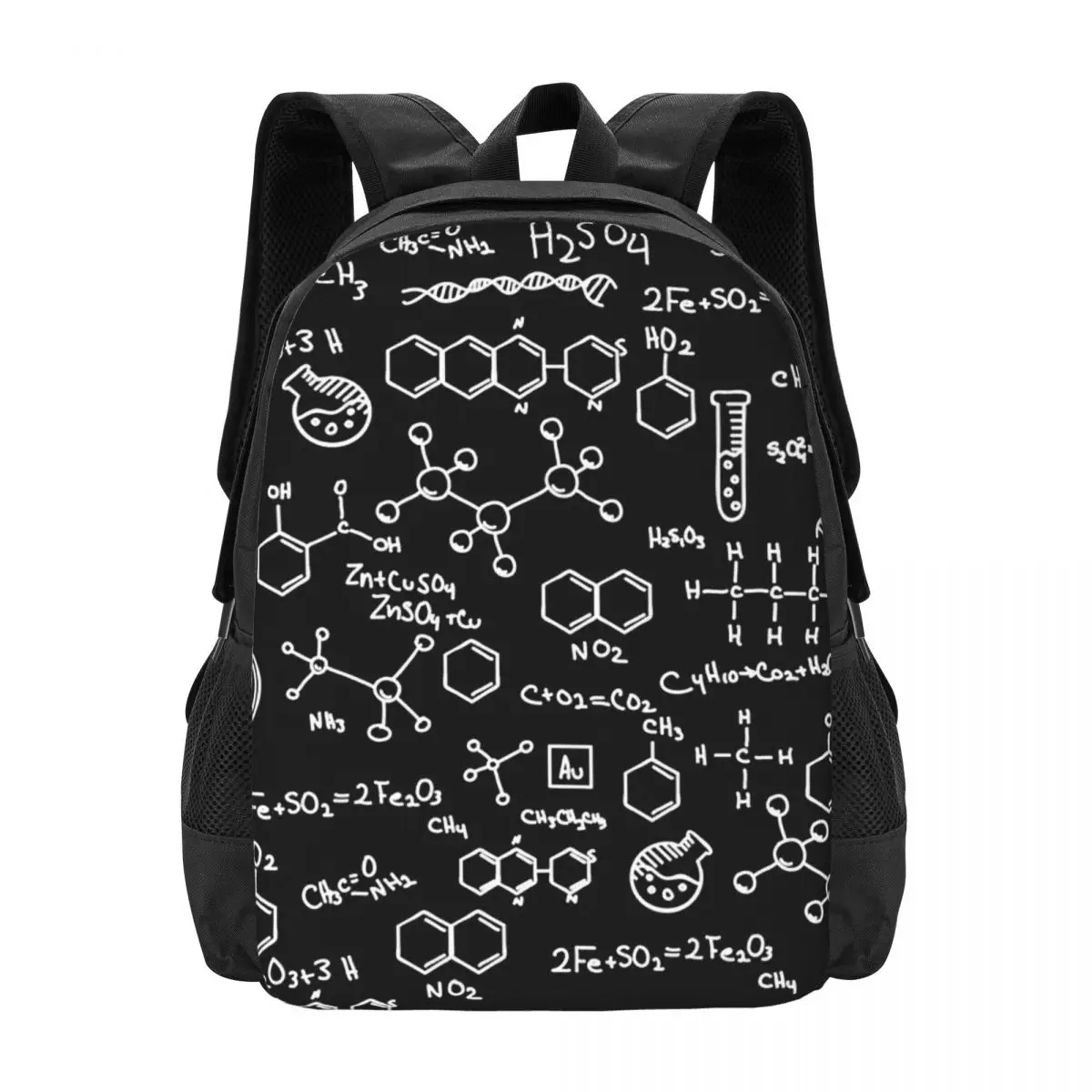 Science Chemistry Pattern Backpack for Girls Boys Travel RucksackBackpacks for Teenage school bag