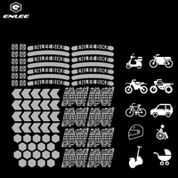 72Pieces/Lot Bike Frame Sticker Arrow Reflective Sticker Car Motorcycle Bicycle Decal Safety Cycling Reflective Tape