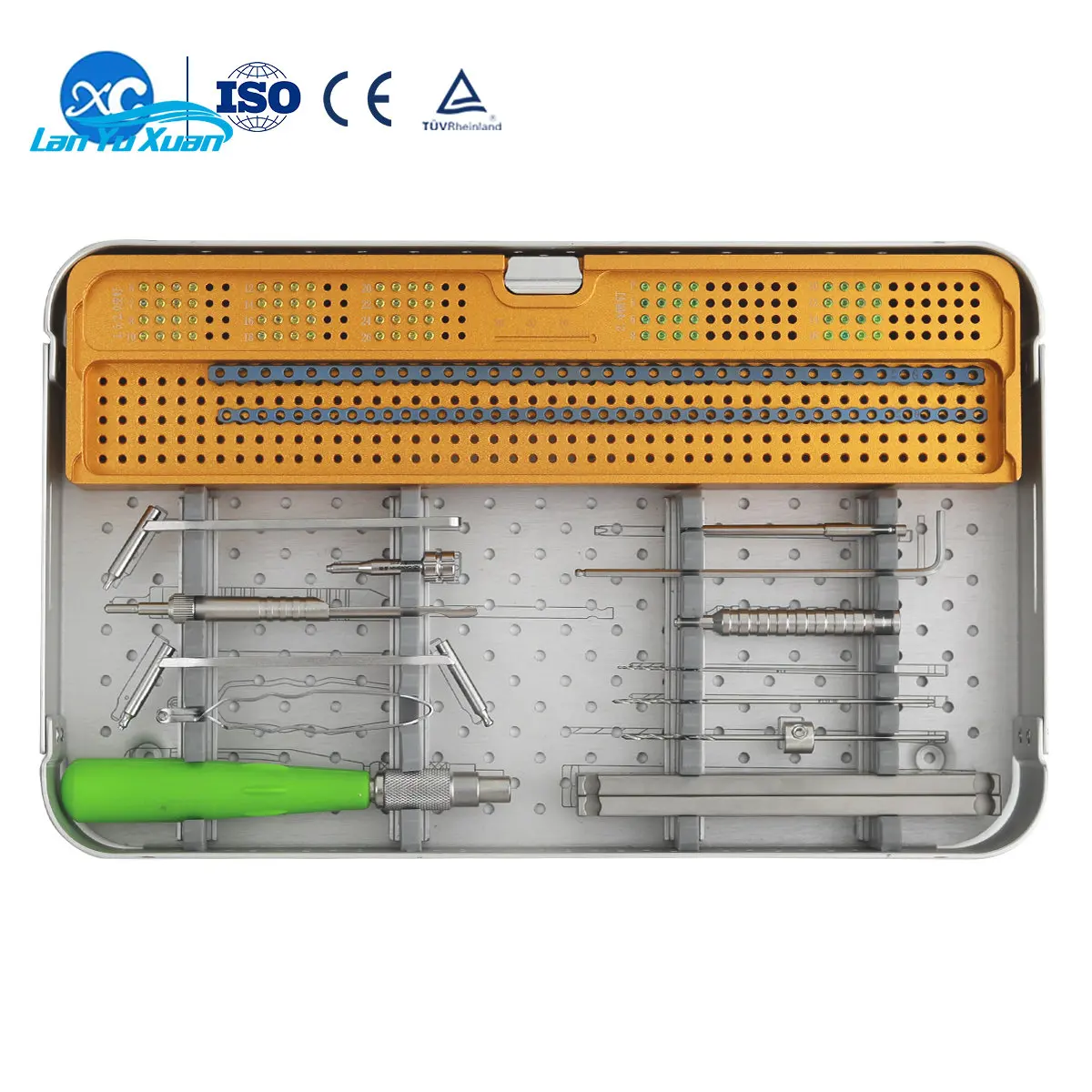 

Advanced Locking Plate System ALPS 2.4mm Veterinary Orthopedic Surgical Instruments Kit for Pet Animal Surgery