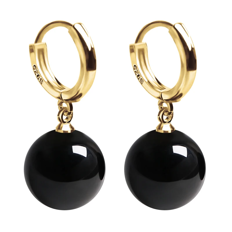 Элегантные Геометрические Кристаллы серьги из халцедона гладкие удобные