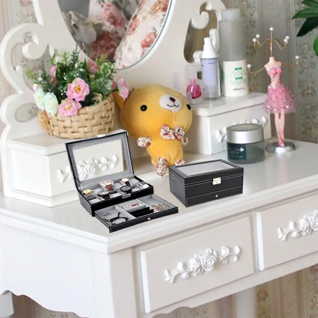 

12 слотов модные часы Чехол ювелирные изделия дисплей