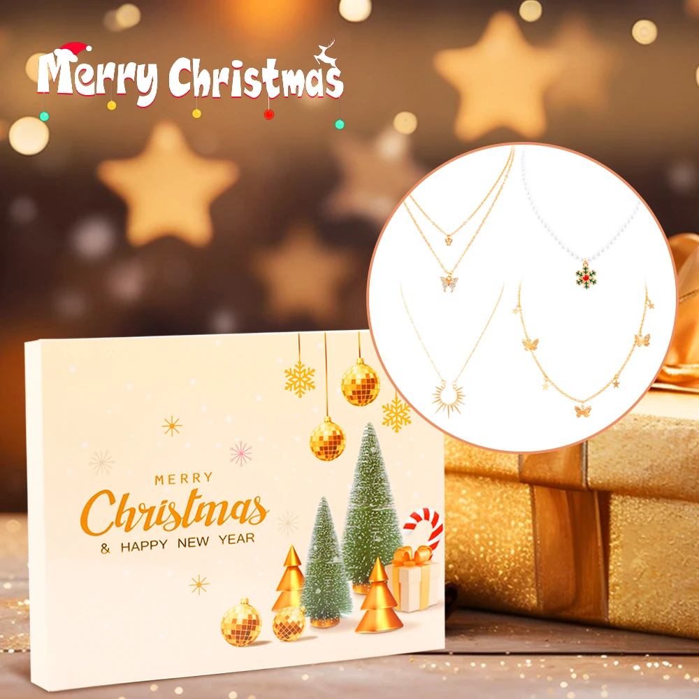Набор украшений для женщин в рождественском стиле
