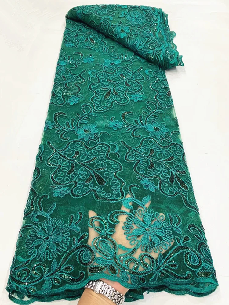 NDPN138 темно-синее Африканское Сетчатое кружево с блестками стандартная