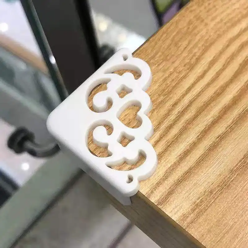 4 шт./компл. ПВХ однотонный прямоугольный защитный чехол для углов стола в форме