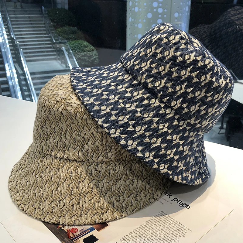 

Unisex Fisherman Hat Outdoor Fishing Hat Women Men Sun Protection Hat Letter Embroidery Fisherman Hat Old Cowboy Bucket Hat