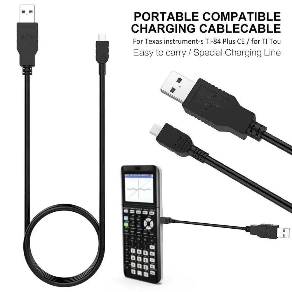 

Зарядный кабель для Texas Instruments TI-84 Plus CE TI-Nspire TI Nspire CX CAS сменный зарядный кабель с сенсорными панелями