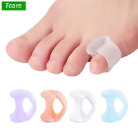 tcare 1pair toe separators toe silicone bunion guard foot care orthopedic finger toe separator correction pad foot care tool new