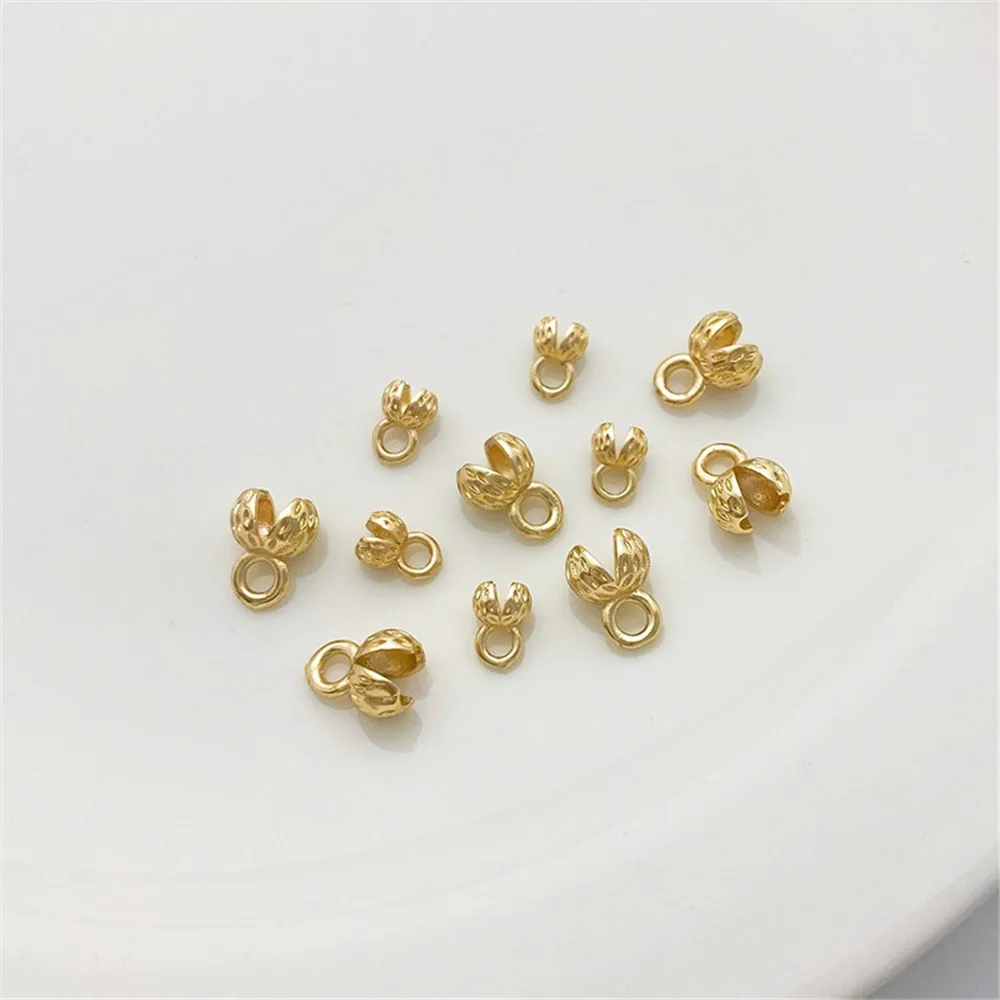 Застежка-бутон 14-каратного золота браслет ручной работы сделай сам