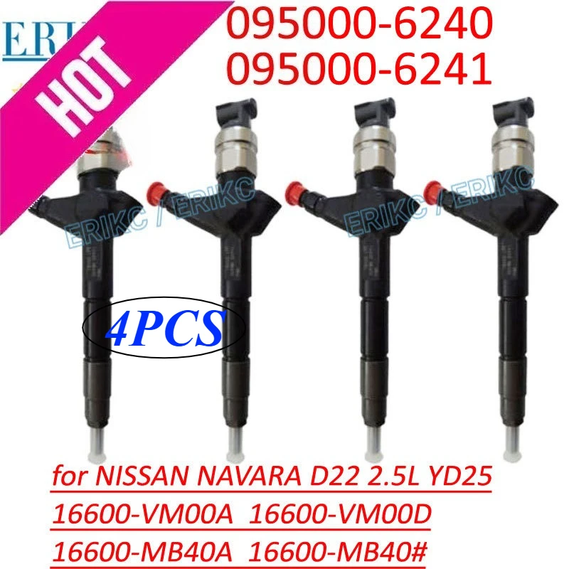 Фото 16600-VM00A 16600-VM00D ДИЗЕЛЬНАЯ НАСАДКА ДИЗЕЛЬНОГО ИНЖЕКТОРА 095000-6240 АВТОМОБИЛЬНЫЙ НАБОР 095000-6241 для МОТОРА NISSAN NAVARA D22 2.5L YD25 №1
