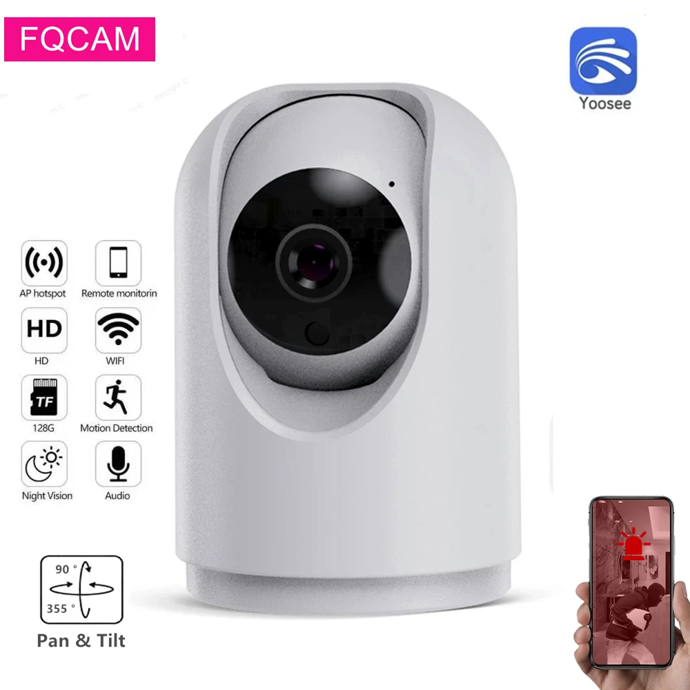 

1080P Wireless Dome WIFI Mini Camera Yoosee Two Way Audio Home Security Video Surveillance Infrared CCTV Camera Baby Monitor