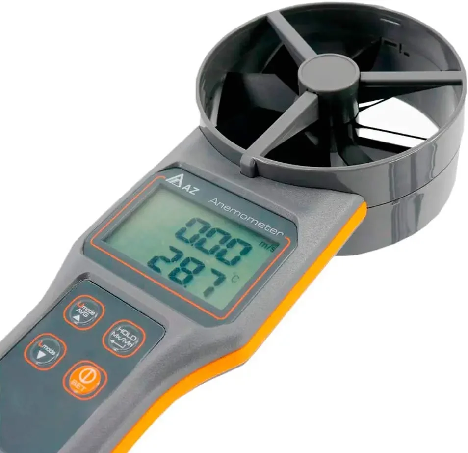 Многофункциональный измеритель воздушного потока AZ8919 скорости ветра