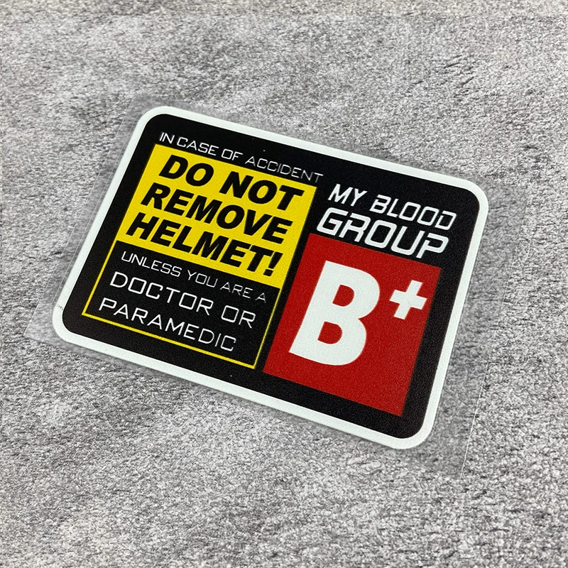 

Водостойкая Наклейка На Мотоцикл, Наклейка С Группой Крови Для Топливного Бака, Обтекатель Шлема, Лобовое Стекло