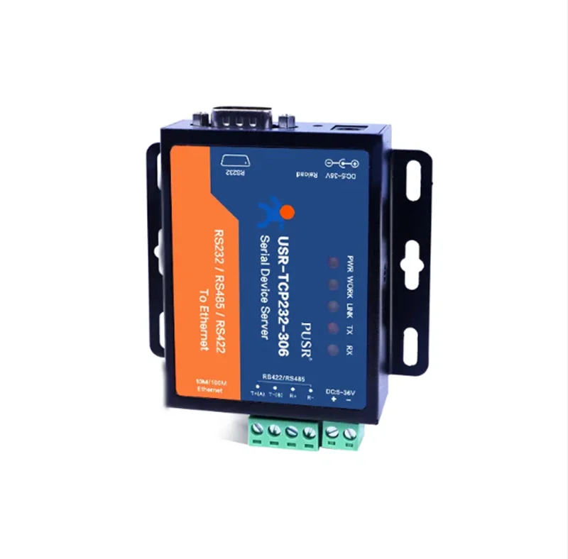 

USR-TCP232-306 конвертер RS232/RS485/RS422 в Ethernet