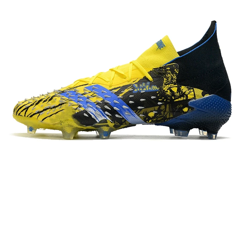 

Бестселлер, Мужская футбольная обувь Predator _ Freak1 FG, вязаные футбольные бутсы американского размера 6-11,5, бесплатная доставка