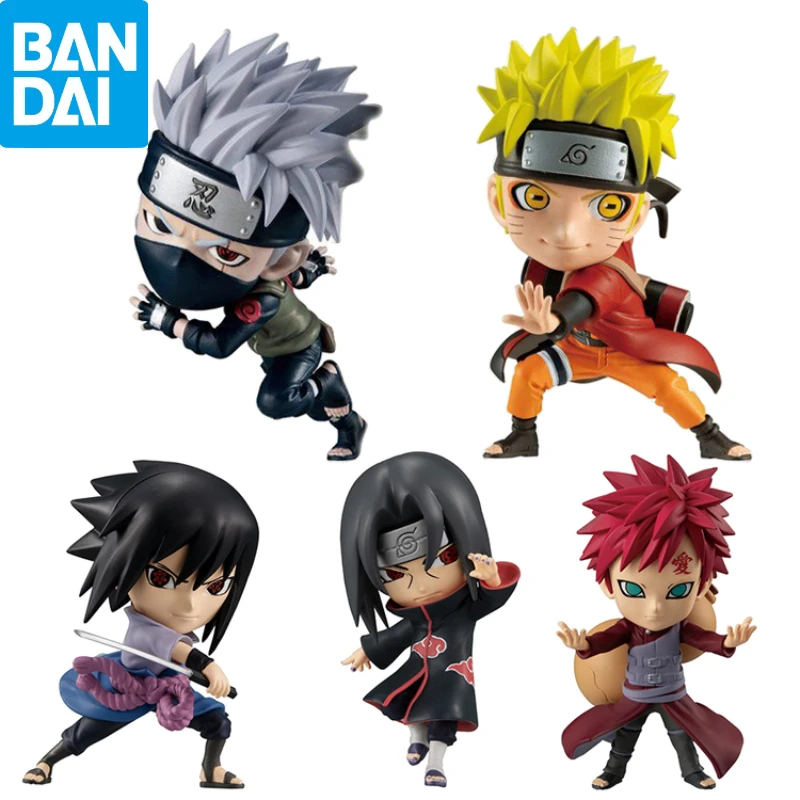 

Bandai Original Naruto Capsules Jingpin Q Version of Small Figures Collectibles Models Ornaments Toys Birthday Gifts