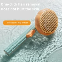 cat hair comb pet pumpkin comb stainless steel cleaning slicker comb for dog cat puppy rabbit grooming brush tool removes hair