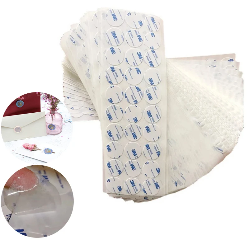 100 шт. круглая двухсторонняя лента 3 м прочная ультратонкая высококлейкая