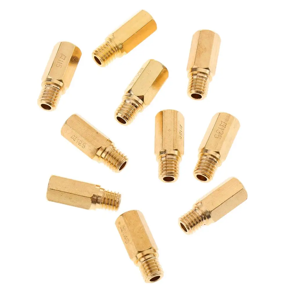 10 главных жиклеров карбюратора 100 105 108 115 ... 135 140 для PWK KOSO OKO