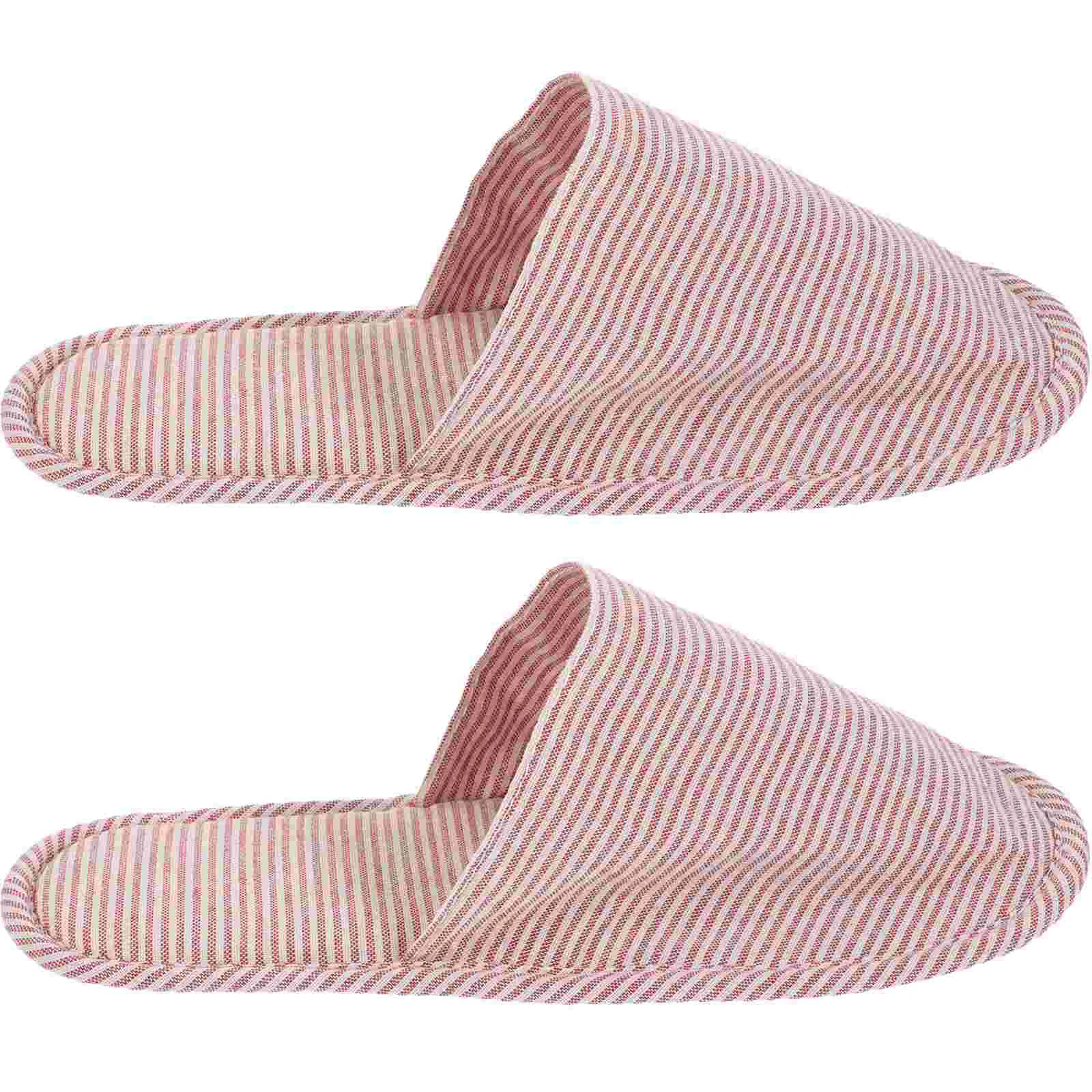 

Slipper For Men Travel Japanese-style 27.5x10.5cm Pink Non-woven Fabric Men Women