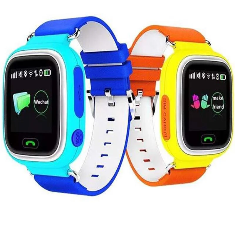 

Детские Смарт-часы Q90 с сенсорным экраном, Детские Смарт-часы с монитором против потери, смарт-часы с GPS + WIFI + LBS трекером