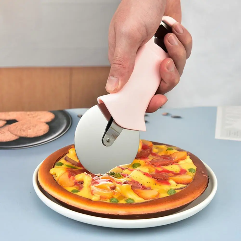 

Cutter Wheel Heat-resistant Anti-slip Stainless Steel Daily Use Portable Bread Pizza Pasta Cutter Restaurant Supplies