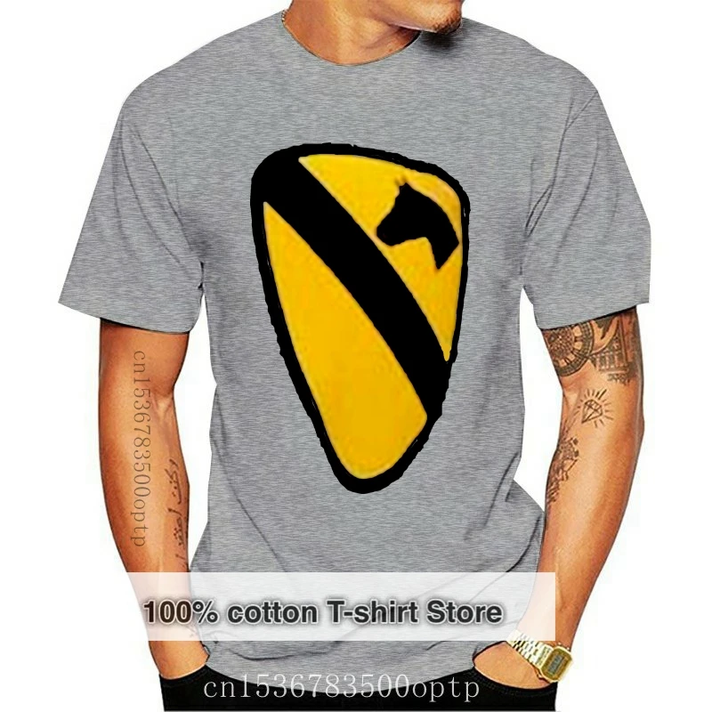 

1st Air Cavalry - War Military T Shirt with Air Cav motif back print