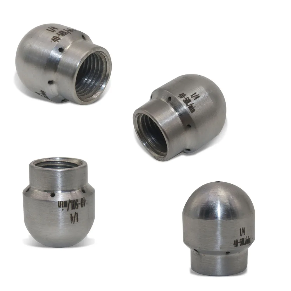 

1 Pcs Nozzle High Flow Nozzles 40-50L/min High-pressure Dredging Nozzle Pipeline Dredging And Flushing Nozzle