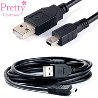 mini usb to usb fast data charger cable for mp3 mp4 player car dvr gps digital camera hdd 5 pin data cable 0 3 0 5 1 5m 1m 3m 5m