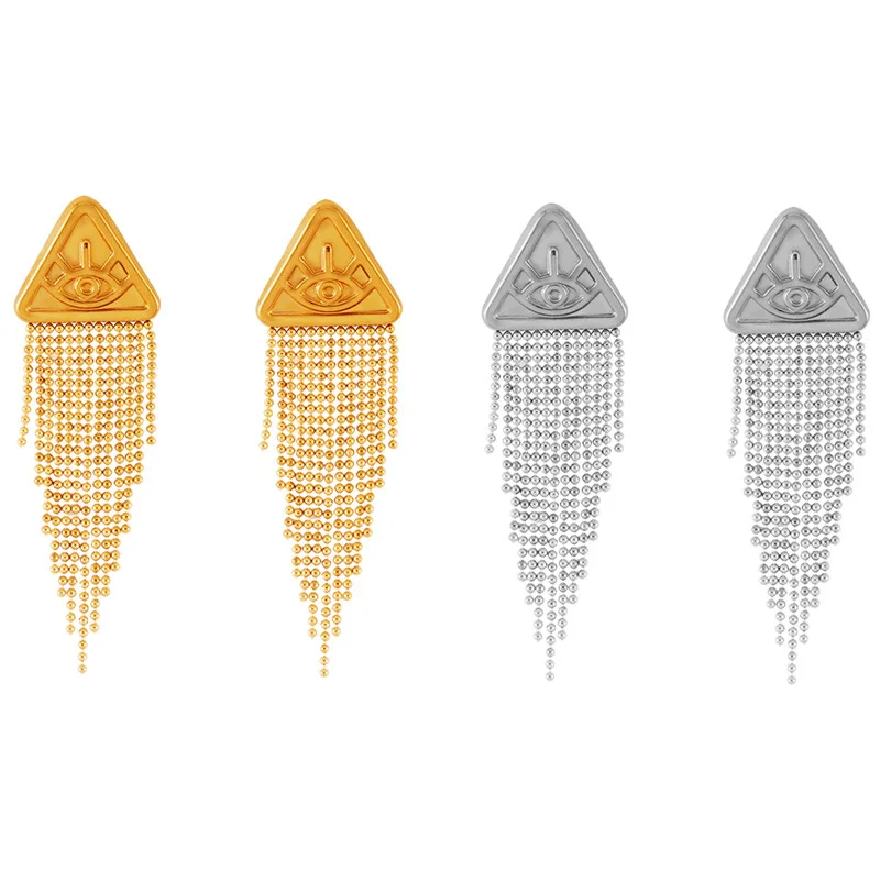 Европейские и американские ретро Роскошные Крупные серьги с кисточками