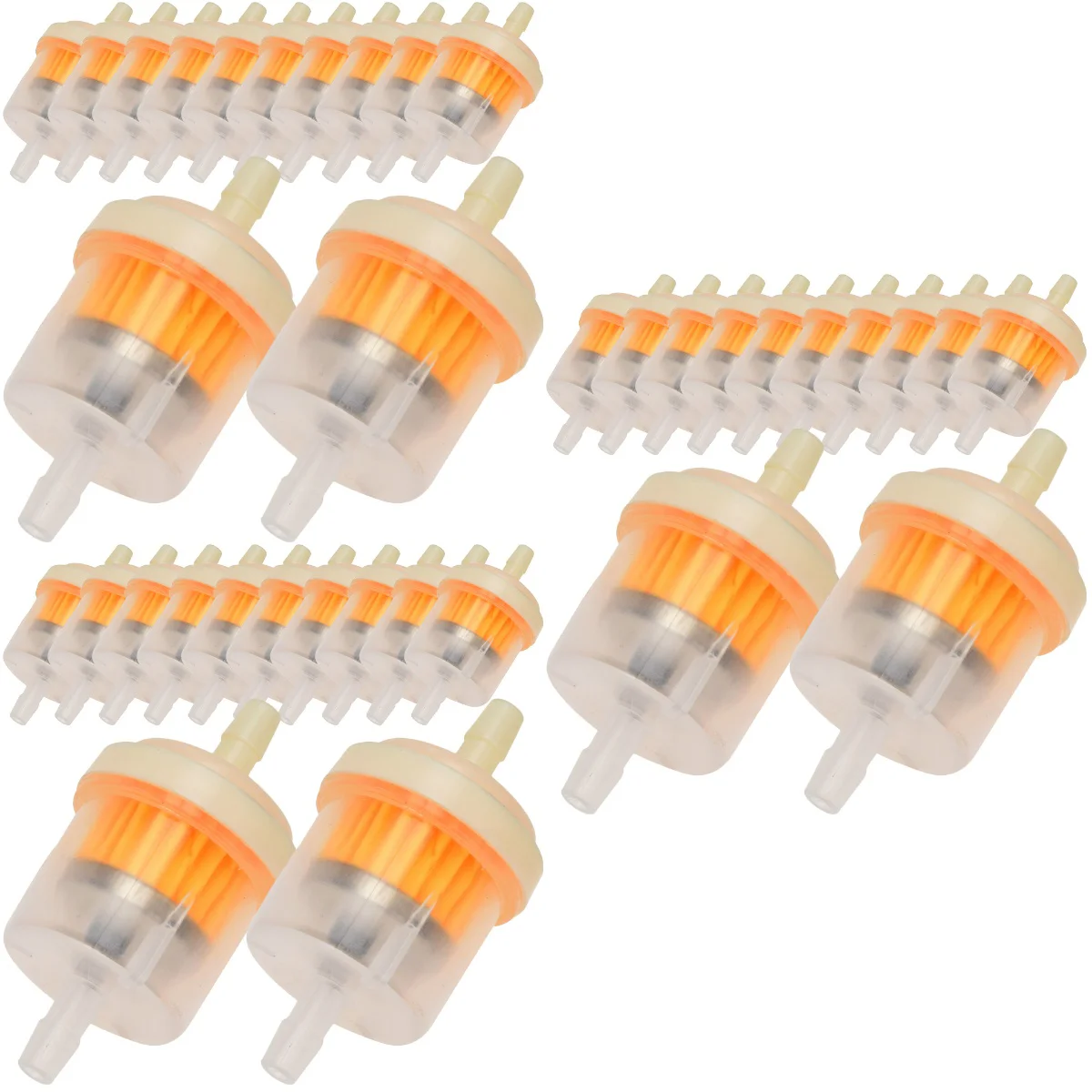 

60 Pcs Gasoline Filter Scooter Oil Filters Motorbike Inline Fuel Accessories Motorcycle