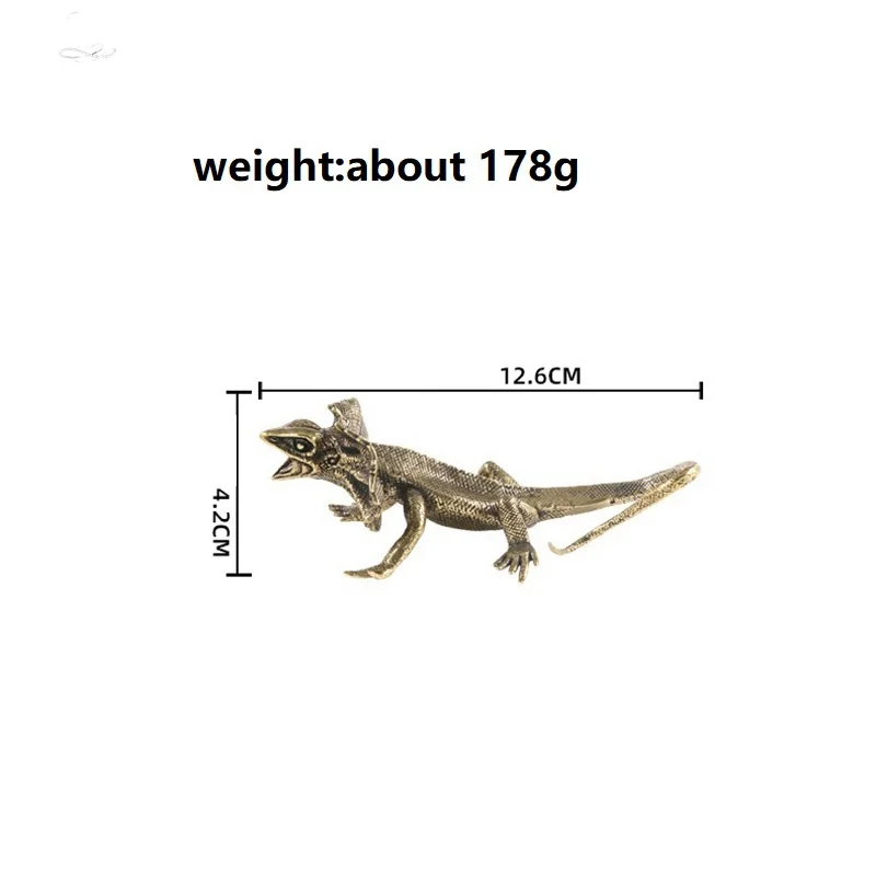 

Медная статуэтка ящерицы