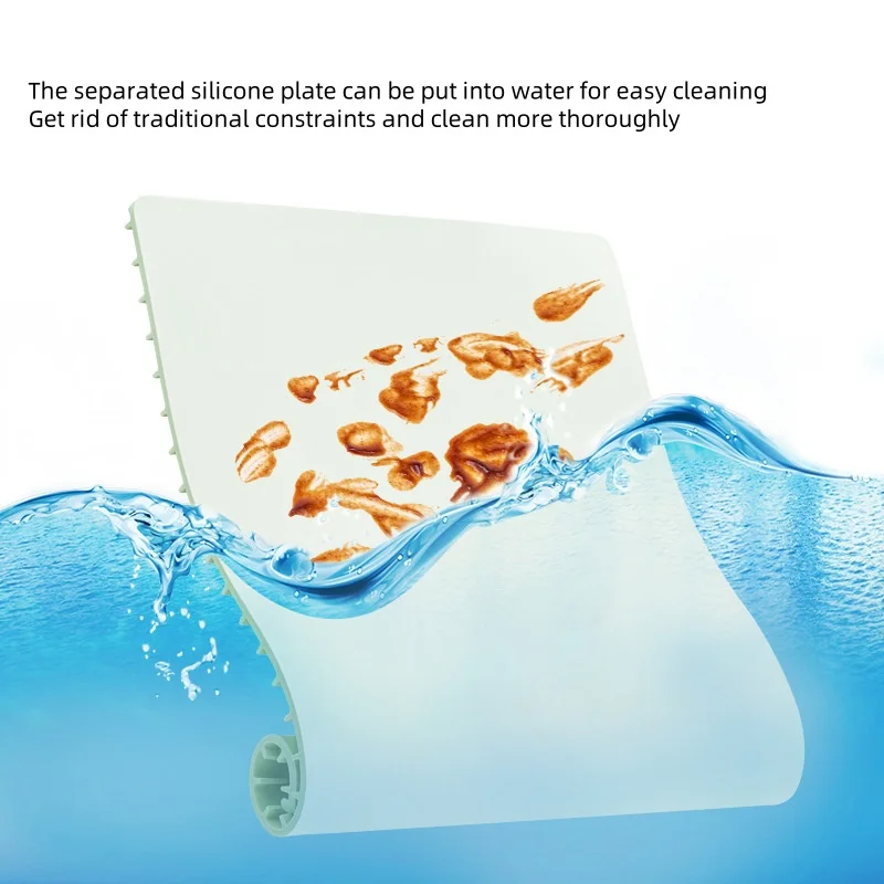 Электрическая нагревательная пластина бытовая складная силиконовая овощная