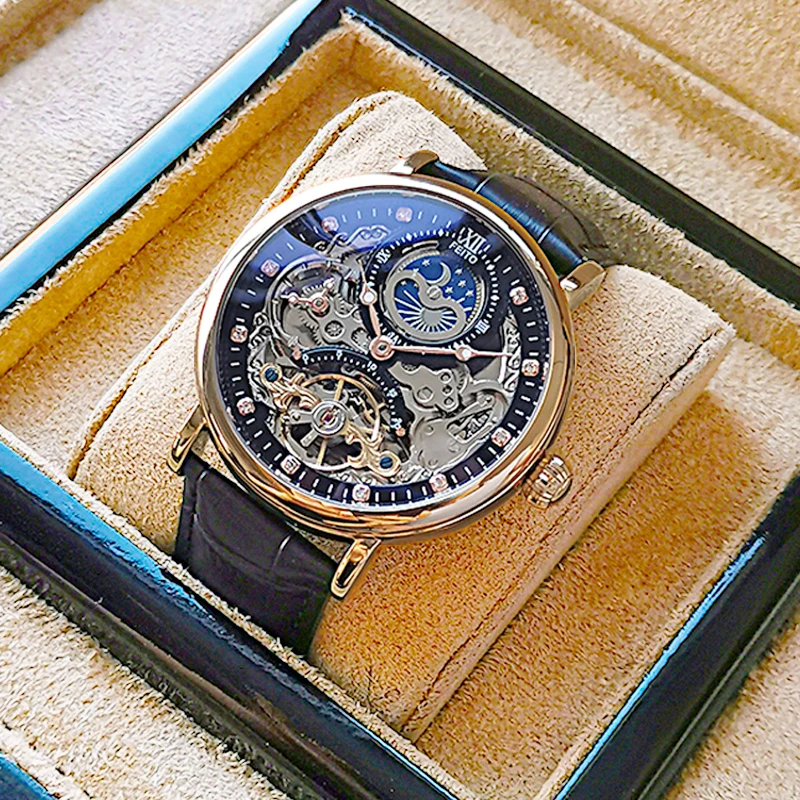 

Skeleton Automatic Mechanical Watch Tourbillon Watch Men's Men's Watch