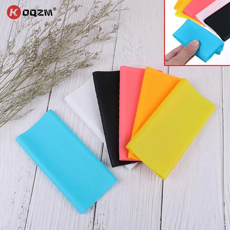 Silicone Protector Case Cover For Xiaomi Power Bank 2 10000 MAh Dual USB Port Skin Shell Sleeve For Power Bank