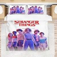 classic horror movie bed cover stranger things twin full queen king double single size bedding set pillowcase boys bedroom decor