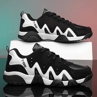 mens running shoes comfortable sport shoes basketball shoes casual sneakers walking shoes trend lace up tennis sneakers for men
