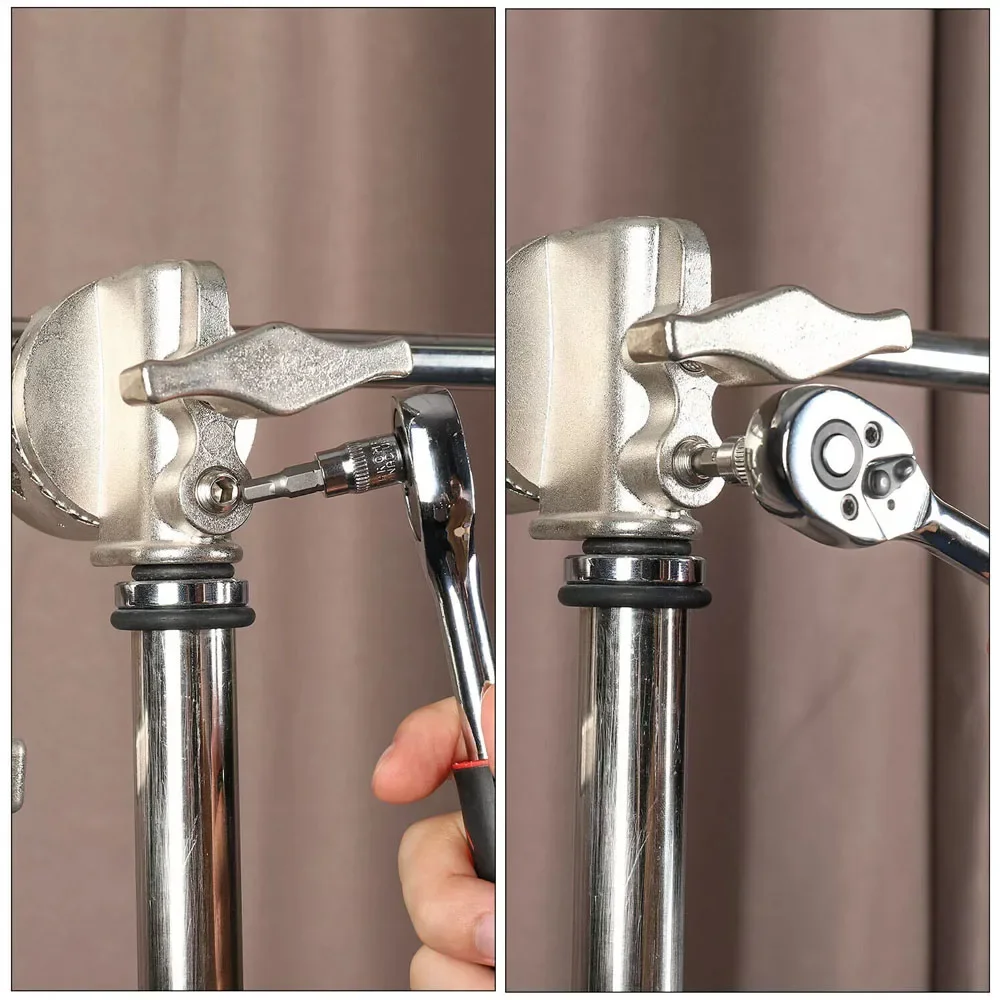 46 шт. набор гаечных ключей с трещоткой 1/4 дюйма метрические шестигранные насадки