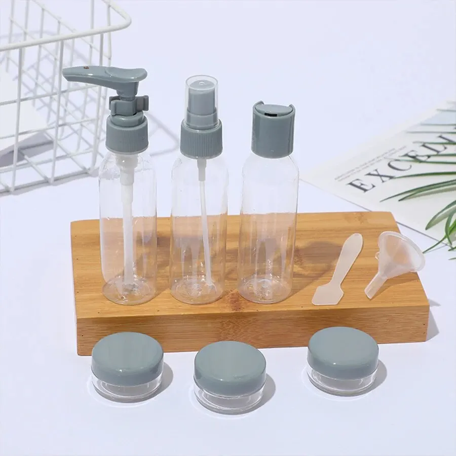 BeeChip набор из 6 независимых бутылок для путешествий косметический шампунь гель