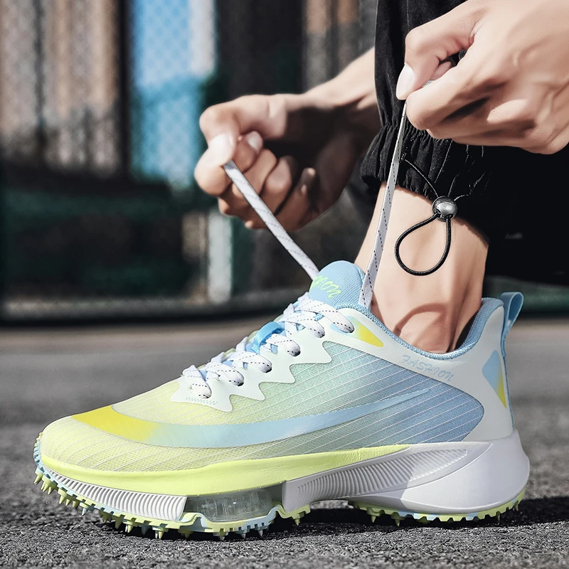 Men sneakers Lightweight Cushioning Outdoor Road Running Shoes Marathon Trail Sport Shoes Elastic Women Walking Tenis Masculino