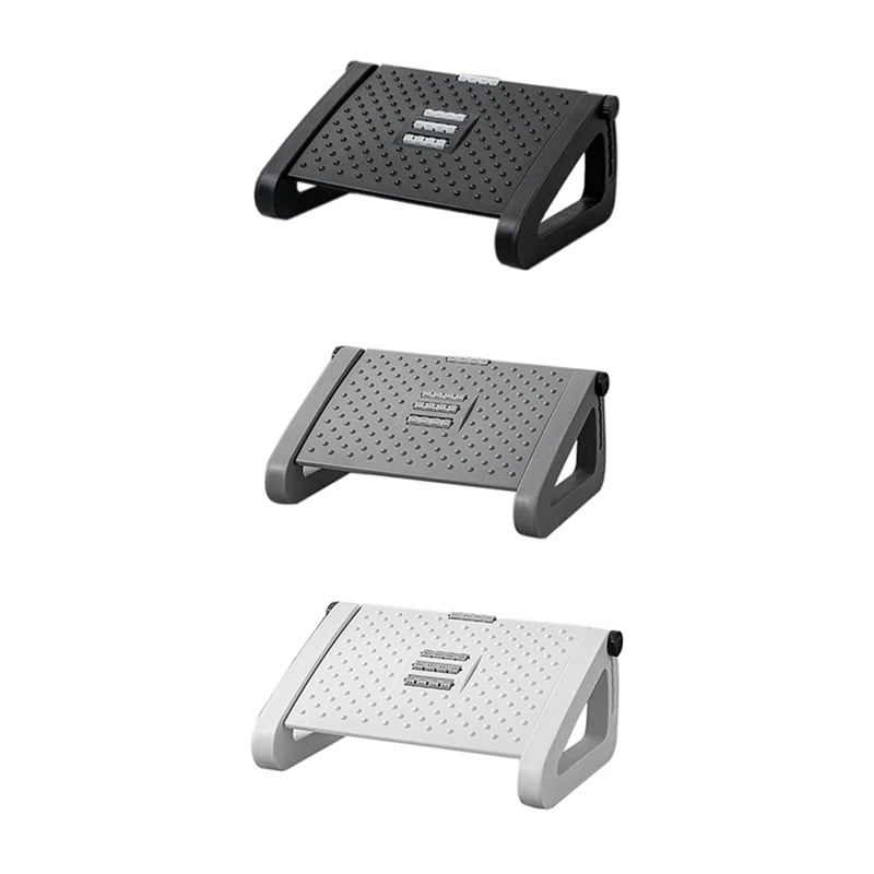 Офисная подставка для ног табурет съемный массажный ролик портативный