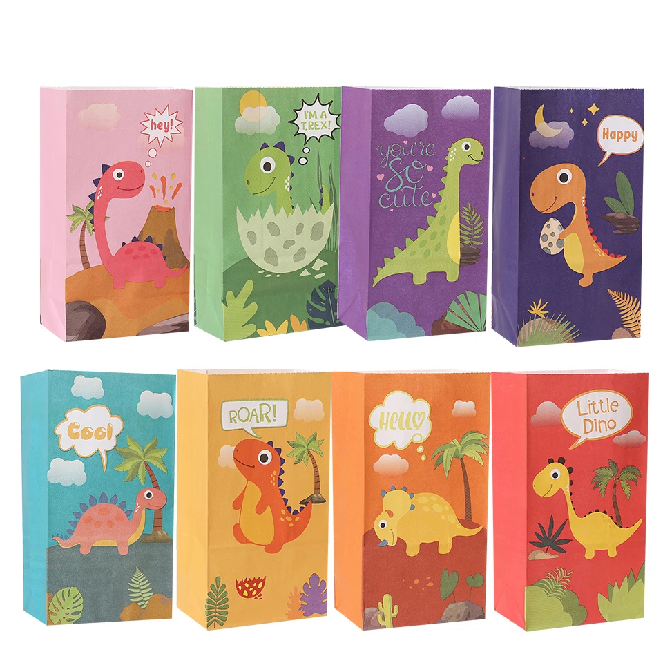 

5 шт., картонные Разноцветные сумки для конфет