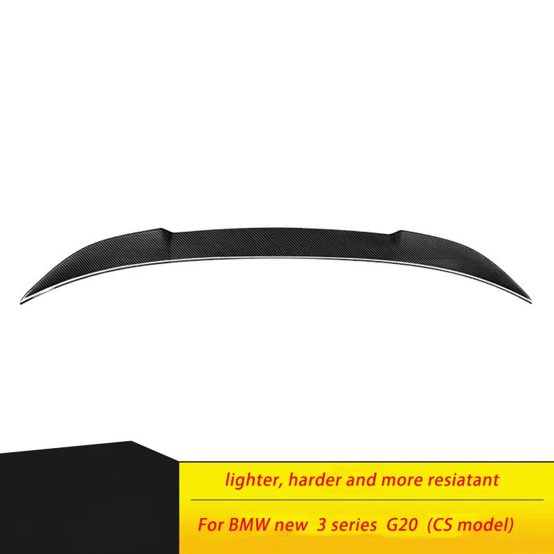 

New dry Carbon Fiber for BMW new 3 series G20 M4MPCS model Spoiler Accessories rear spoiler tail Rear Trunk Spoiler Lip Wing