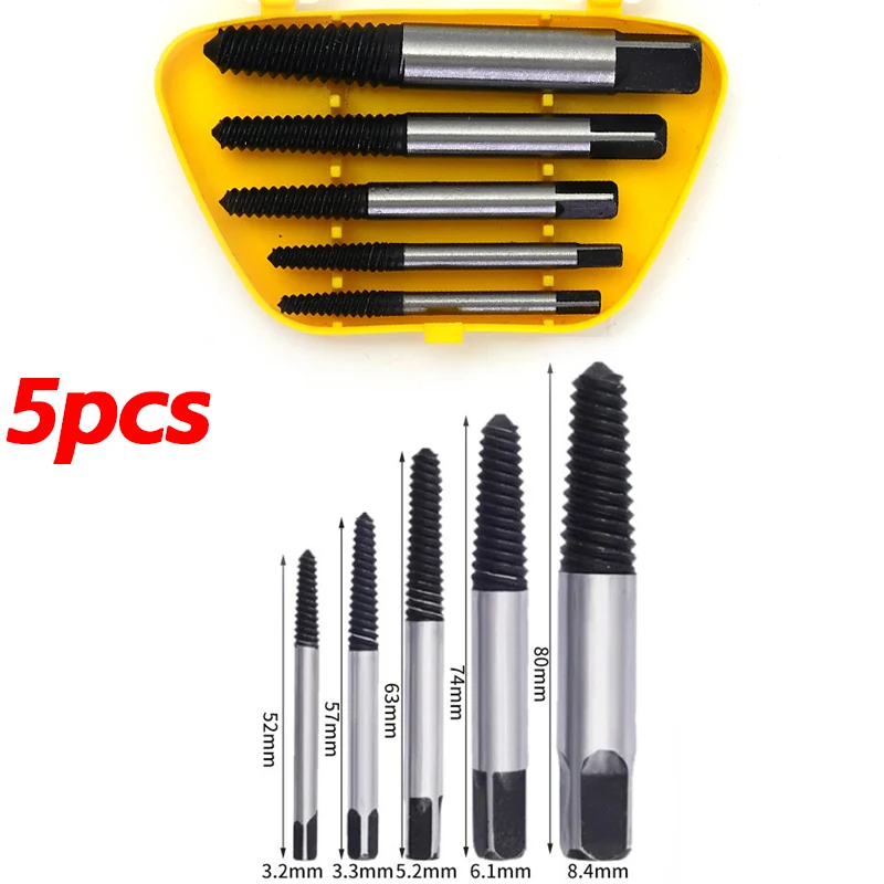 

Экстрактор поврежденных винтов. Съемник сломанных винтов. Сверла для извлечения двухстороннего винта. Набор отверток для ремонта водопроводных труб.