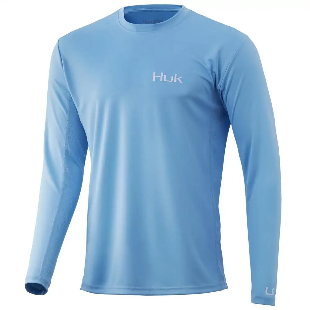 

HUK Fishing Shirt Long Sleeve Uv Protection Man Outdoor Summer Camouflage Moisture Wicking Jersey Fishing Apparel