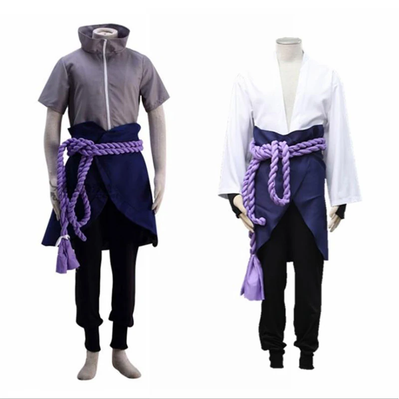 

Anime Cosplay Sasuke Suit Costume Halloween Cosplay Shoes Comic Uchiha Cosplay Suit Roleplaying Clothes Stage Performance Man