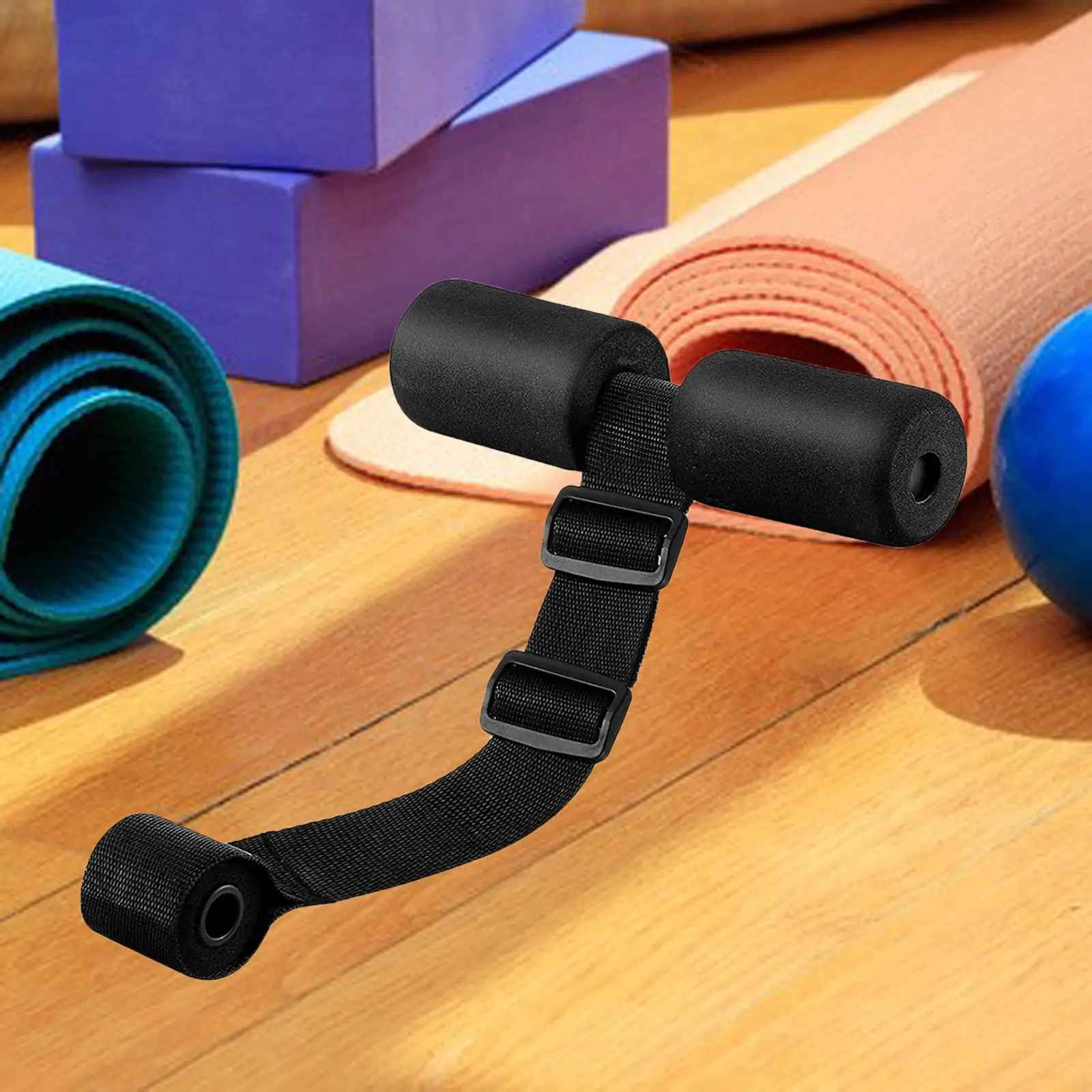 

Door Way Situp Bar Home Padded Foot Holder Workout Auxiliary Equipment