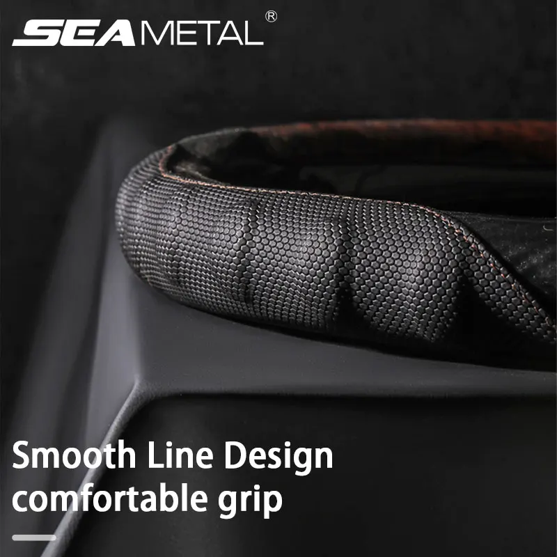 Чехол для руля SEAMETAL в деревянном стиле автомобиля 37-38 см противоскользящий чехол